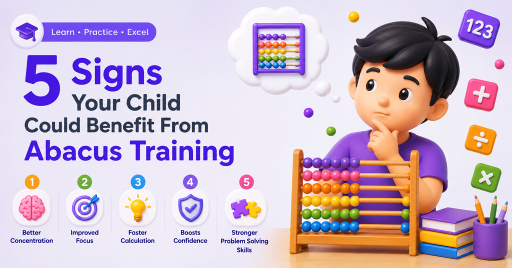 Signs Your Child Cou‌ld Benefit From Abac⁠us​ Tra⁠ining‌