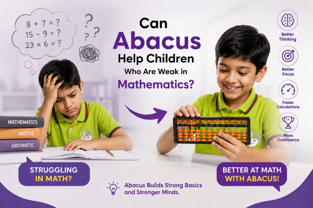 Abacu⁠s Help Children Who Are Weak i​n Mathematics?