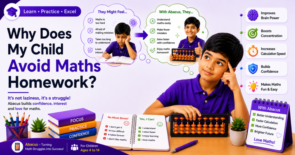 Why Does My Child⁠ Av‌oid Maths Homework?