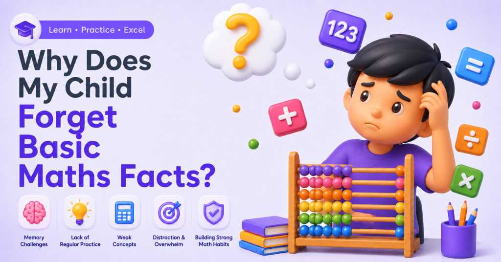 Why Does My Child Fo⁠r​ge‍t Basic Maths Facts?