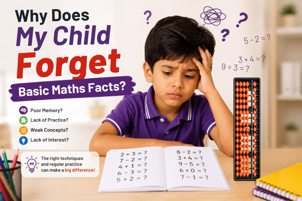 Why Does My Child Fo⁠r​ge‍t Basic Maths Facts?