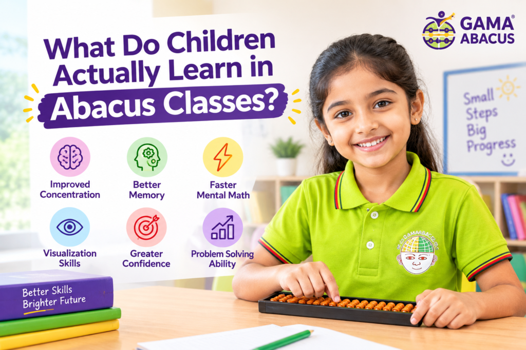 What Do Children Actually Learn in Abacus Classes
