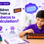 How Do Children Transition From a Physical Abacus to Mental Calculation?