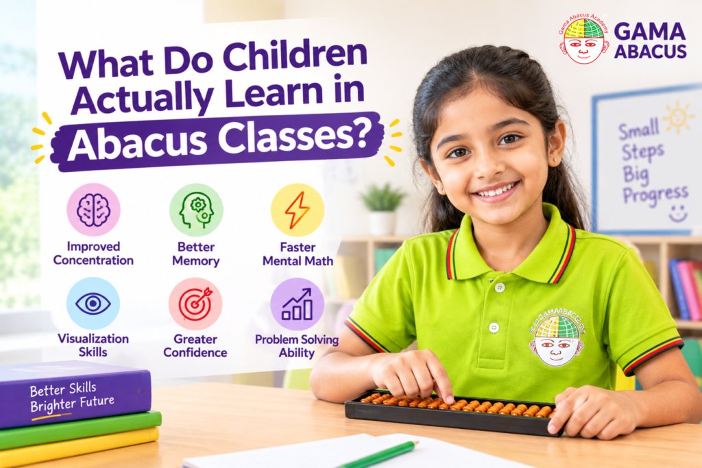 What Do Children Actually Learn in Abacus Classes